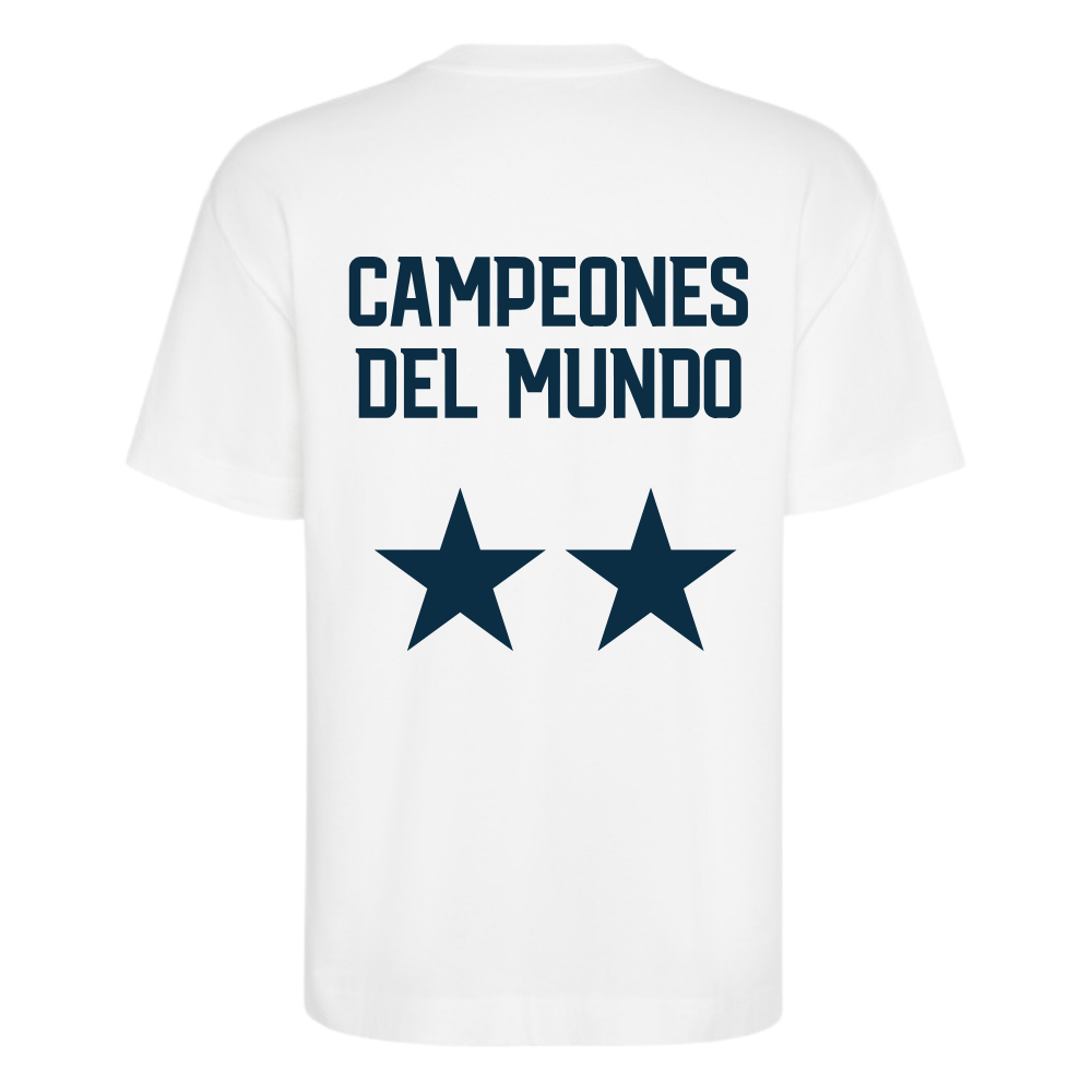 CAMISETA 2 ESTRELLAS AZUL MARINO