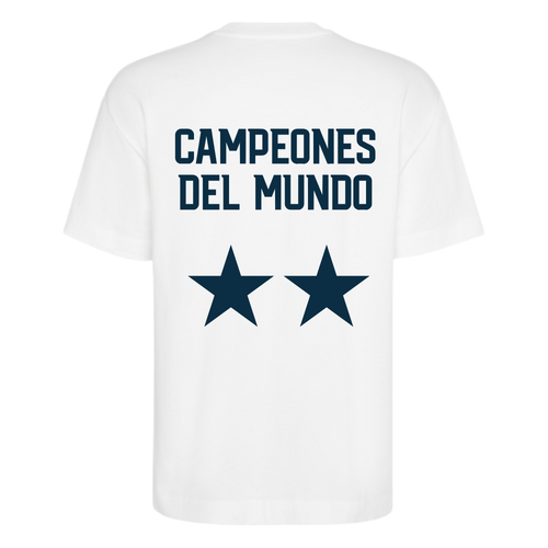 CAMISETA 2 ESTRELLAS AZUL MARINO