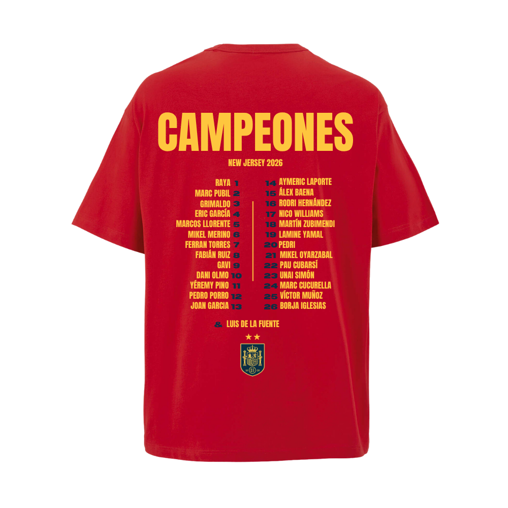 CAMISETA CAMPEONES OVERSIZE