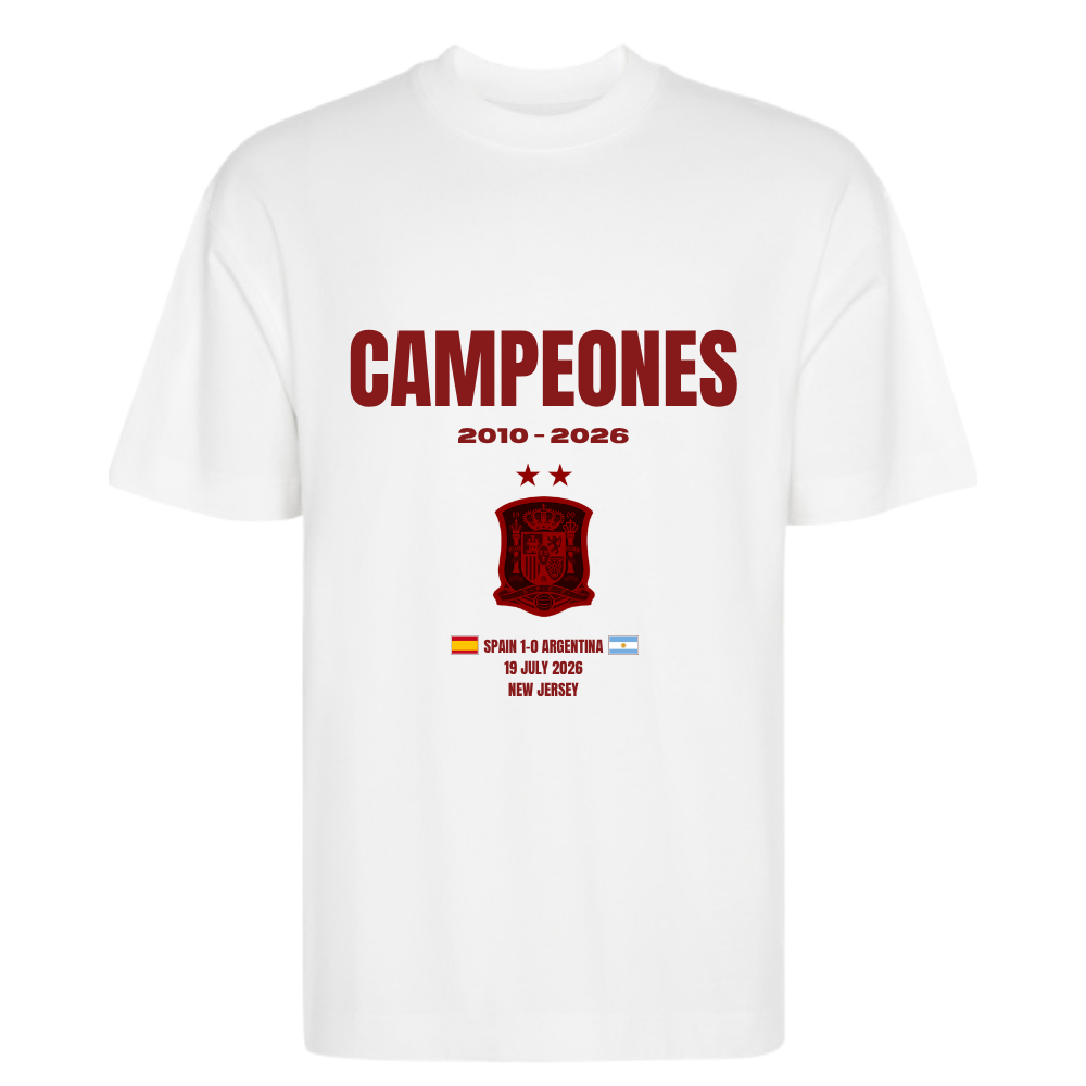 CAMISETA CAMPEONES OVERSIZE