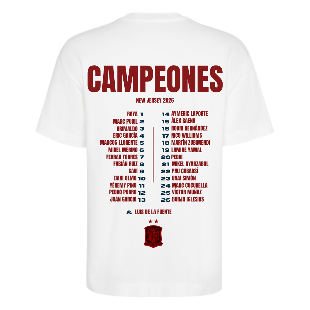 CAMISETA CAMPEONES OVERSIZE