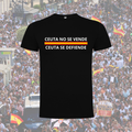 Camiseta Ceuta no se vende – Negra
